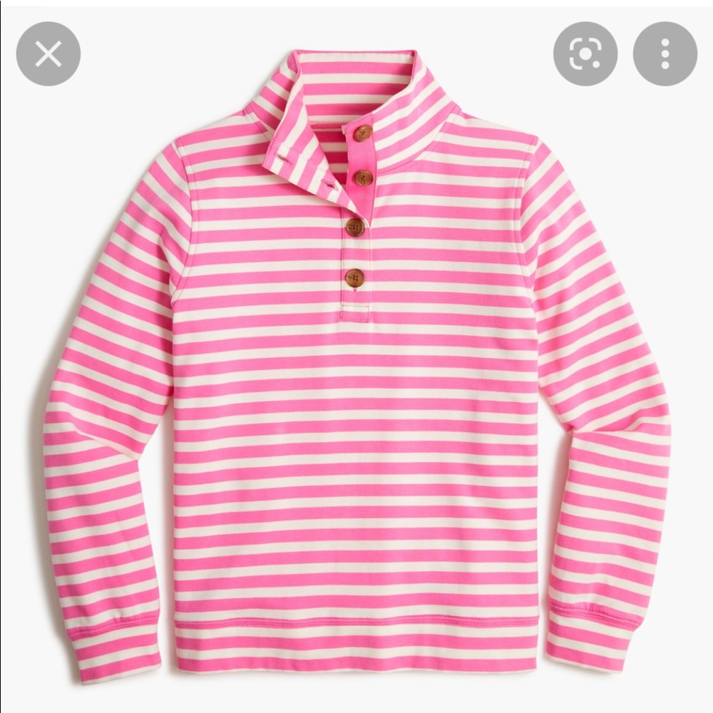 COPY - ISO J.Crew Striped Button Up Sweater